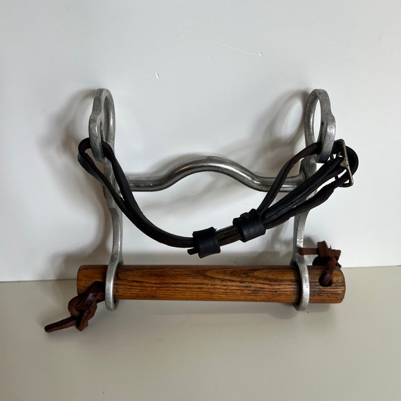 Rare Vintage Silver western Horse Bit Toilet Paper Holder‎ - Picture 9 of 13